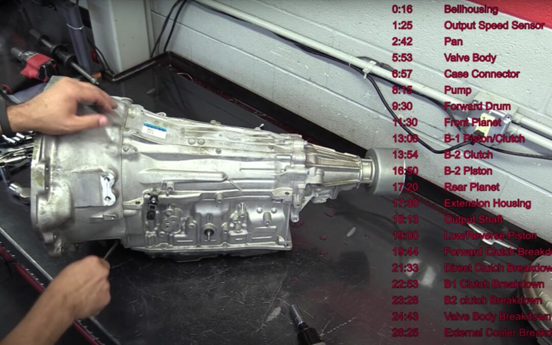 Video: Toyota AC60E 6-Speed Transmission Teardown