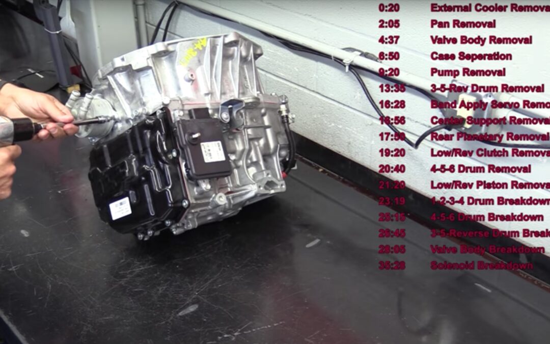 Video: BMW TF-72SC 6-Speed Automatic Transmission Teardown